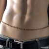N7017b Chaine taille homme plaqué or maille fantaisie doré - Bijoux Chaines en ligne Ninanina