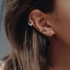 N7035a Mini créole argent 925 massif femme boheme chic - Bijoux Boucles d'oreilles en ligne Ninanina
