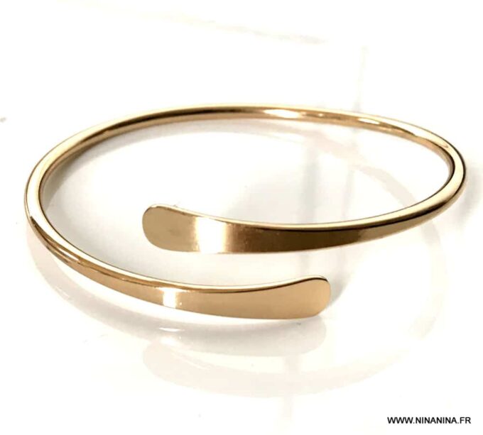 N7097a Bracelet de bras egyptien femme en laiton doré - Bijoux Bracelets en ligne Ninanina