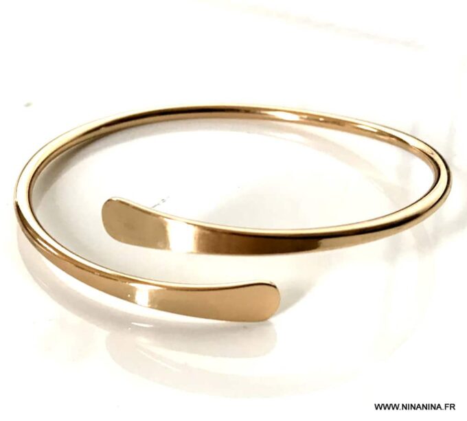 N7097c Bracelet de bras egyptien femme en laiton doré - Bijoux Bracelets en ligne Ninanina