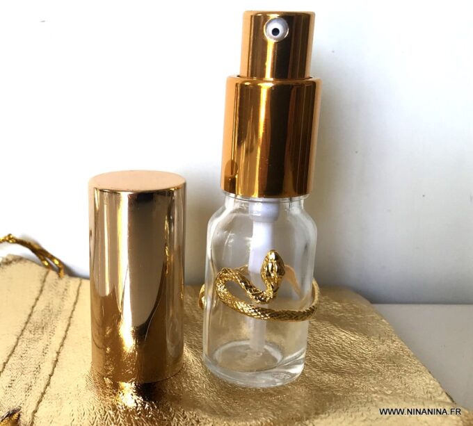 N7191a Flacon pompe verre vide rechargeable gel hydroalcoolique - Accessoires en ligne Ninanina