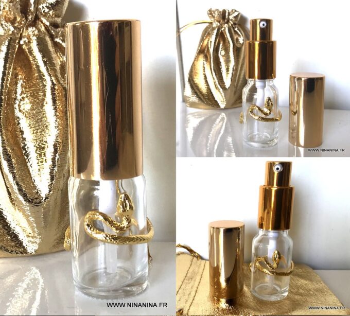 N7191b Flacon pompe verre vide rechargeable gel hydroalcoolique - Accessoires en ligne Ninanina