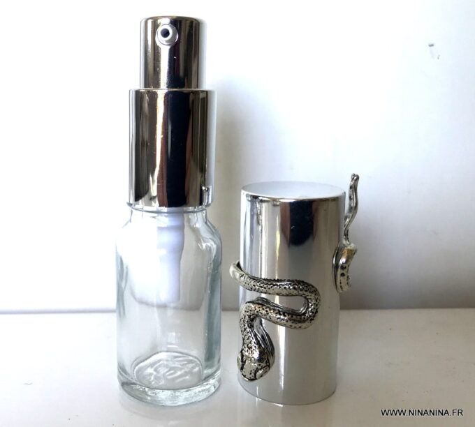 N7192c Flacon pompe vide rechargeable en verre 10 ml - Accessoires de mode en ligne Ninanina