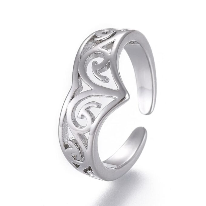 N7135e Bague bout de doigt or réglable de phalange ou orteil - Bijoux Bagues de phalanges en ligne Ninanina