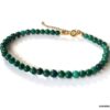 N7161a Bracelet Chrysocolle pierres vertes 6 mm pour femme - Bijoux Bracelets en ligne Ninanina