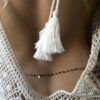 N7146g Collier pierre emeraude pour la taille - Chaine de hanche - Bijoux Chaines en ligne Ninanina