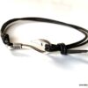 N7187b Bracelet de cheville cordon cuir homme crochet marin - Bijoux Bracelets en ligne Ninanina