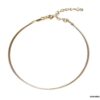 N7271c Chaine cheville argent massif 925 maille serpent fine - Bijoux de pieds en ligne Ninanina