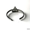 N7312c Bague de pied acier argent inoxydable style ethnique - Bijoux Bagues de pieds en ligen Ninanina