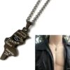 N7347b Collier Tunisie pour homme Acier Inoxydable argenté - Bijoux Colliers en ligne Ninanina