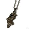 N7347d Collier Tunisie pour homme Acier Inoxydable argenté - Bijoux Colliers en ligne Ninanina