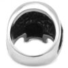 N7350c Bague homme tete de mort acier inoxydable style biker -Bijoux Bagues en ligne Ninanina