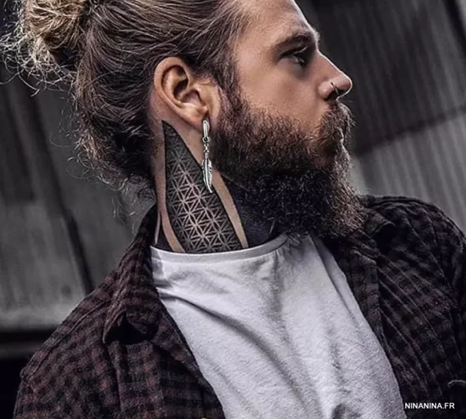 N7363 Boucle d'oreille plume homme creole Acier Inoxydable - Boucles d'oreilles en ligne Ninanina