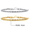 N7380e Bracelet torsade Homme Corde Acier inoxydable - Bijoux Bracelets en ligne Ninanina
