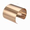 N7384 Manchette doré femme bord droit 6 cm de large - Bijoux Bracelets en ligne Ninanina