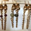 N7357e Boucles d'oreilles chaines pierre naturelle personnalisées - Bijoux Boucles d'oreilles en ligne Ninanina