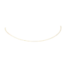 N7389a Chainette de ventre plaqué Or fine et minimaliste femme - Bijoux de corps en ligne Ninanina