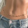 N7434 Bijou multicolore pour taille femme laiton pierres fines - Bijoux de corps en ligne Ninanina