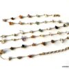 N7434d Bijou multicolore pour taille femme laiton pierres fines - Bijoux de corps en ligne Ninanina