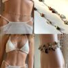 N7434i Bijou multicolore pour taille femme laiton pierres fines - Bijoux de corps en ligne Ninanina