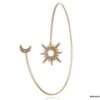 N7445d Arm Bracelet de bras ou biceps lune et soleil doré - Bijoux Bracelets en ligne Ninanina