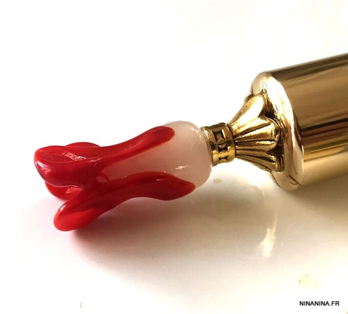 N7463B Vaporisateur a parfum rechargeable verre métal doré - Accessoires parfumeurs en ligne Ninanina