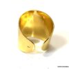 N6323a Bague large dorée femme fantaisie réglable ajustable - Bijoux Bagues en ligne Ninanina