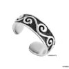 N7482d Anneau d'Orteil femme ou homme argenté ethnique - Bijoux Bagues en ligne Ninanina