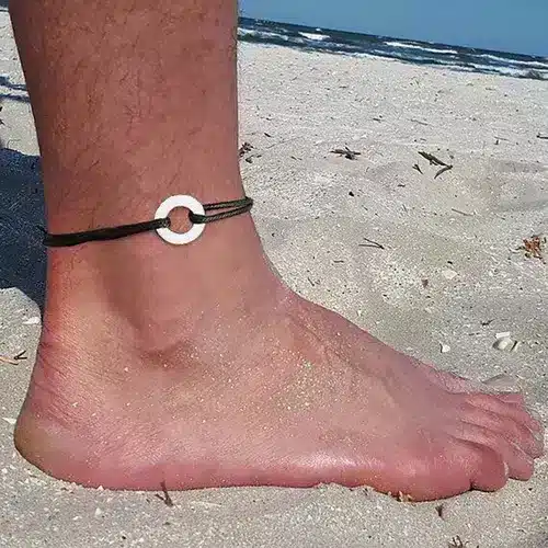 Bracelet de Cheville Satin et Métal : le modèle Bombay - Retour de plage