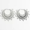 N7571 Boucles d'oreilles boheme chic Acier inoxydable argent - Bijoux Boucles d'oreilles femmes en ligne Ninanina