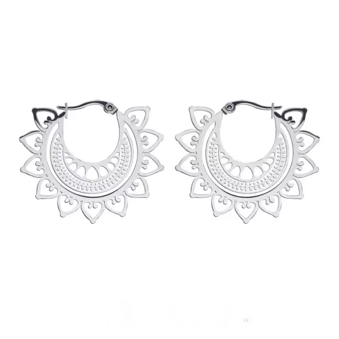 N7571 Boucles d'oreilles boheme chic Acier inoxydable - Bijoux Boucles d'oreilles en ligne Ninanina
