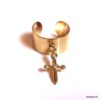 N7530c Bague épée femme réglable pendentif doré zirconium - Bijoux Bagues en ligne Ninanina