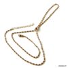 N7580d Bracelet avec bague reliée chaine fantaisie laiton doré - Bijoux Bracelets en ligne Ninanina