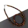 N7592b Collier oeil de tigre 6mm Acier inoxydable homme - Bijoux Colliers en ligne Ninanina