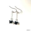 N7282d Boucles d'Oreilles Papillon Swarovski - Bijoux Boucle d'oreille en ligne Ninanina