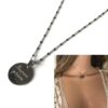 N7690 Collier je t'aime Maman Petites Perles Acier Inoxydable - Bijoux Colliers en ligne Ninanina