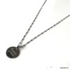 N7690d Collier je t'aime Maman Petites Perles Acier Inoxydable - Bijoux Colliers en ligne Ninanina
