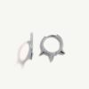 N7695g Mini creoles à pointe punk Argent 925 plaqué or - Bijoux Boucles d oreilles en ligne Ninanina