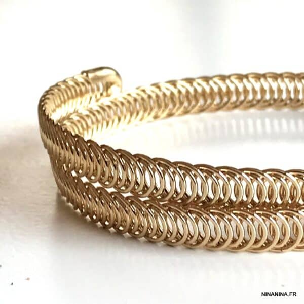 4 Pièces Bracelet Bras Femme Bracelet Manchette Large Bangle