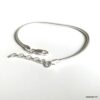 N7739c Bracelet Argent maille serpent ronde femme ou homme - Bijoux Bracelets en ligne Ninanina