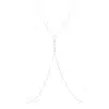 N7741a Chaine de corps Femme Argent 925 oxyde de zirconium - Bijoux corporels en ligne Ninanina