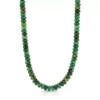 N7776b Collier Jade Vert Femme Perle Rondelle Pierre Naturelle - Bijoux Colliers en ligne Ninanina