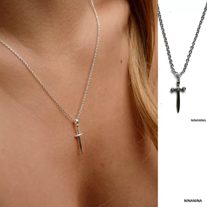 N7789d-Collier-Epée-Femme-Sur-Chainette-Argent-925-Massif-Bijoux-Colliers-en-ligne-Ninanina