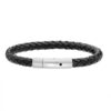 N7828 Bracelet en cuir tresse pour homme Acier Inoxydable - Bijoux Bracelets en ligne Ninanina