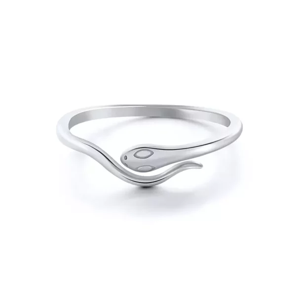 Bague Serpent Argent Femme