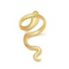 N7887d Bague serpent Acier inoxydable doré reglable femmes - Bijoux Bagues Femme en ligne Ninanina