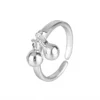 N7890 Bague Grelots En Argent 925 Massif Reglable Femme - Bijoux Bagues en ligne Ninanina