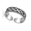 N7894b Bague Ajustable Argent 925 Massif Motif Ethnique - Bijoux Bagues en ligne Ninanina