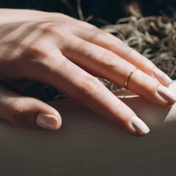 7963c Bague Phalange Argent 925 Femme Martelé Fine - Bijoux Bagues en ligne Bijou Onyx