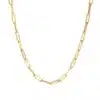 N8024j Collier trombone acier inoxydable argenté homme - Bijoux Colliers en ligne Ninanina